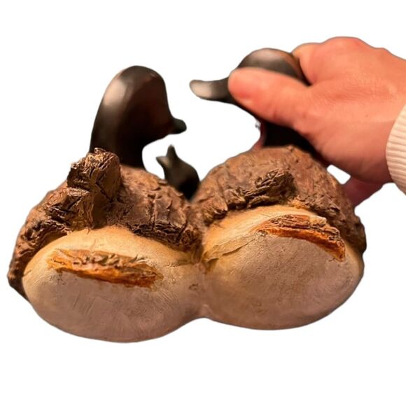 Duck Family, made of resin, looks like wood. EUC &!adorable! - Picture 4 of 11